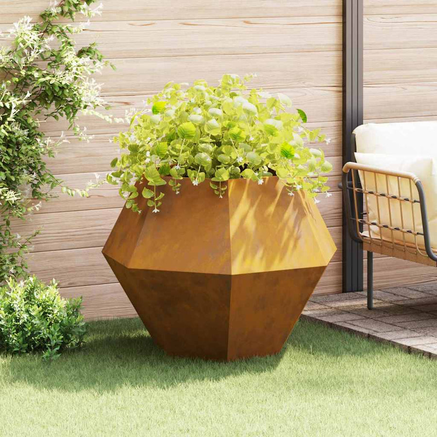 Plantenbak Roestig 100 x 100 x 80 cm Cortenstaal