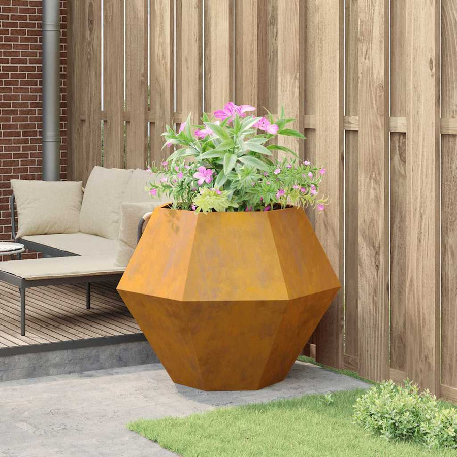 Plantenbak Roestig 100 x 100 x 80 cm Cortenstaal