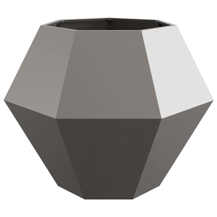 Plantenbak 2 pcs Roestig 100 x 100 x 80 cm Cortenstaal