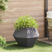 Plantenbak Zwart 75 x 75 x 60 cm Staal