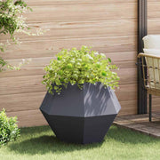 Plantenbak staal 75x75x60 cm antraciet