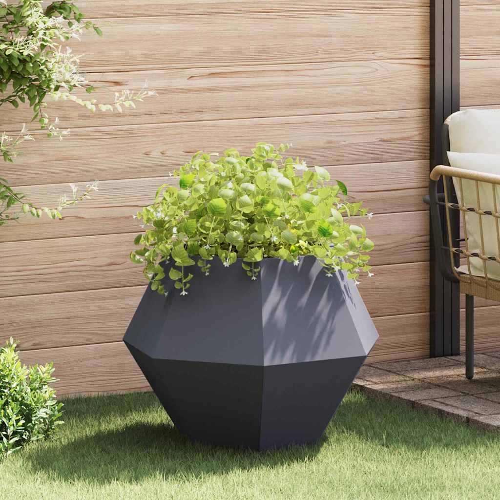Plantenbak Antraciet 75 x 75 x 60 cm Staal