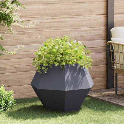 Plantenbak Antraciet 75 x 75 x 60 cm Staal