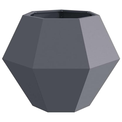 Plantenbak Antraciet 75 x 75 x 60 cm Staal