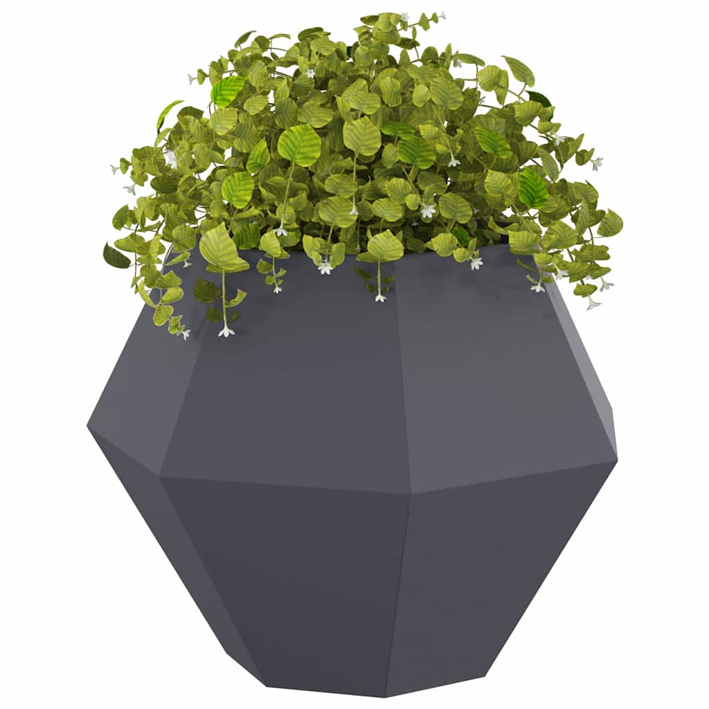 Plantenbak Antraciet 75 x 75 x 60 cm Staal