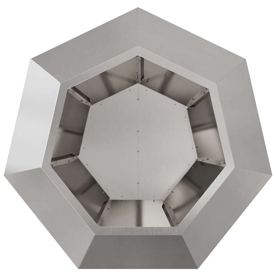 Plantenbak 2 pcs Zilver 75 x 75 x 60 cm Roestvrij staal