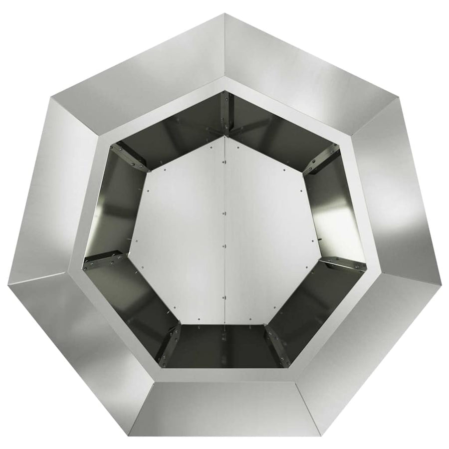 Plantenbak Zilver 75 x 75 x 60 cm Gegalvaniseerd staal