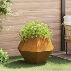 Rusty Planter 75 x 75 x 60 cm Corten Steel