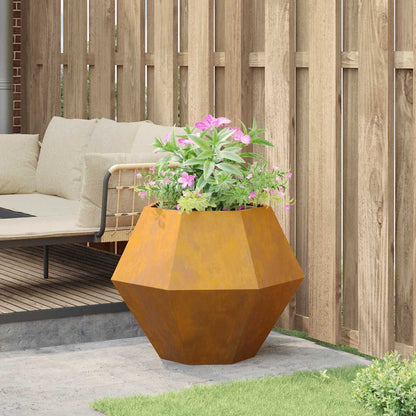 Plantenbak Roestig 75 x 75 x 60 cm Cortenstaal