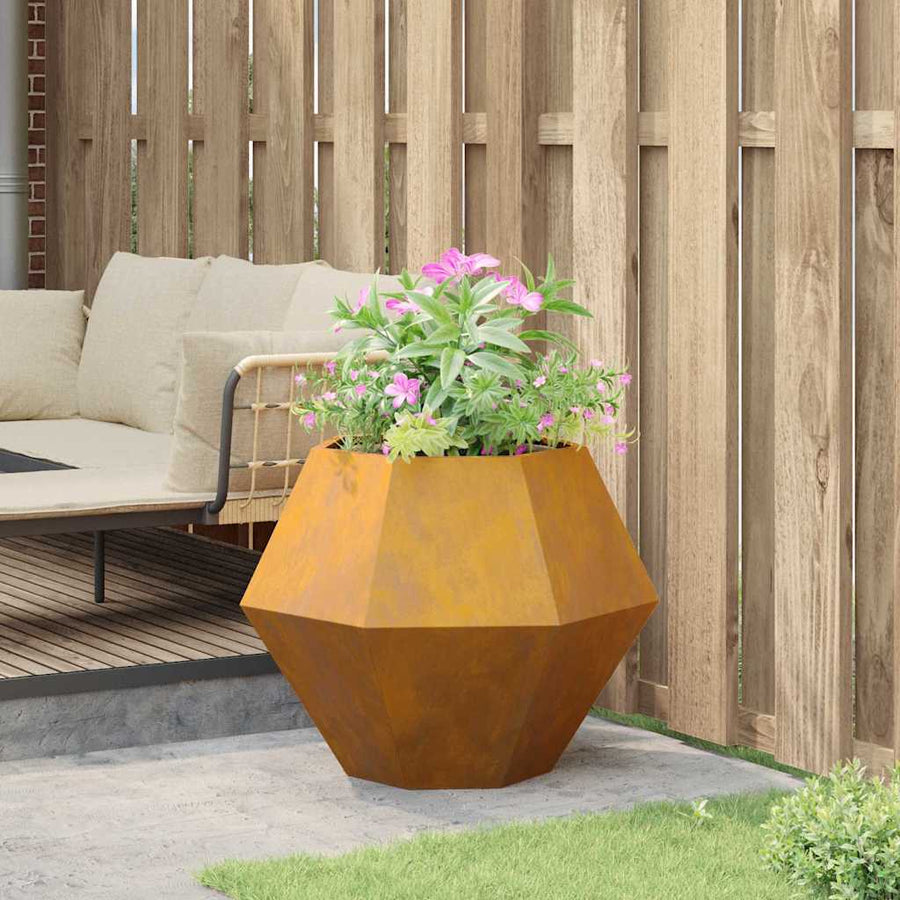 Plantenbak Roestig 75 x 75 x 60 cm Cortenstaal