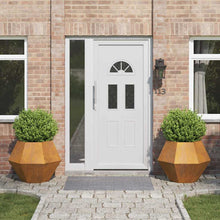 Plantenbak 2 pcs Roestig 75 x 75 x 60 cm Cortenstaal