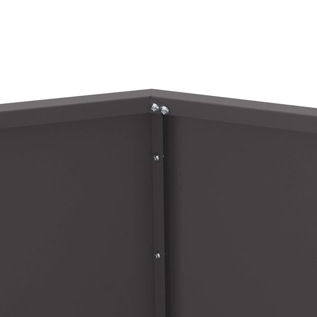 Plantenbak Zwart 50 x 50 x 40 cm Staal