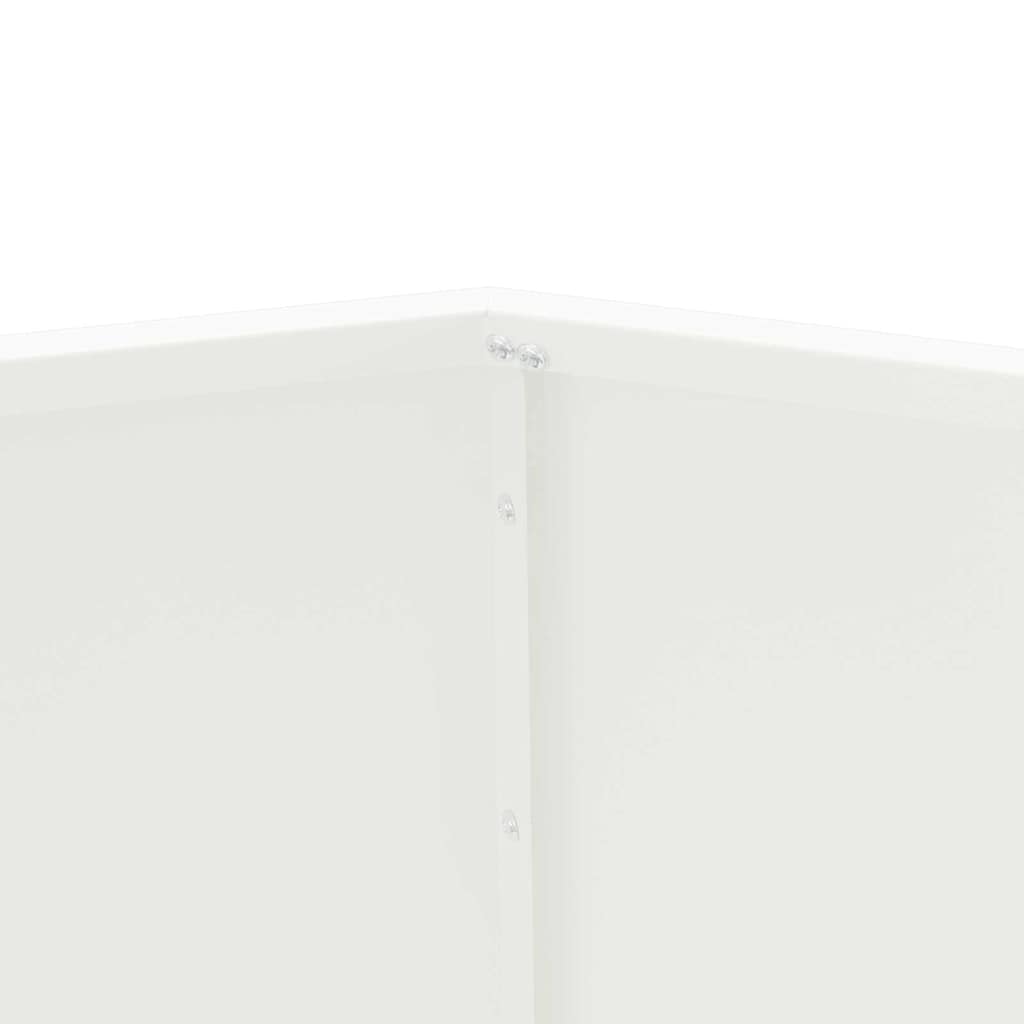 Plantenbak Wit 50 x 50 x 40 cm Staal