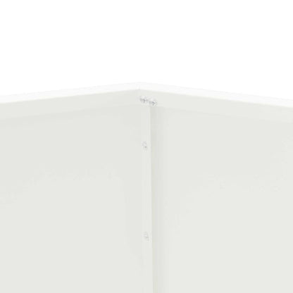 Plantenbak Wit 50 x 50 x 40 cm Staal