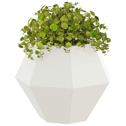 Plantenbak Wit 50 x 50 x 40 cm Staal