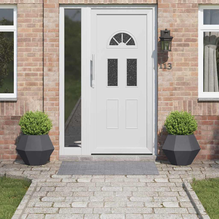 Plantenbak 2 pcs Antraciet 50 x 50 x 40 cm Staal