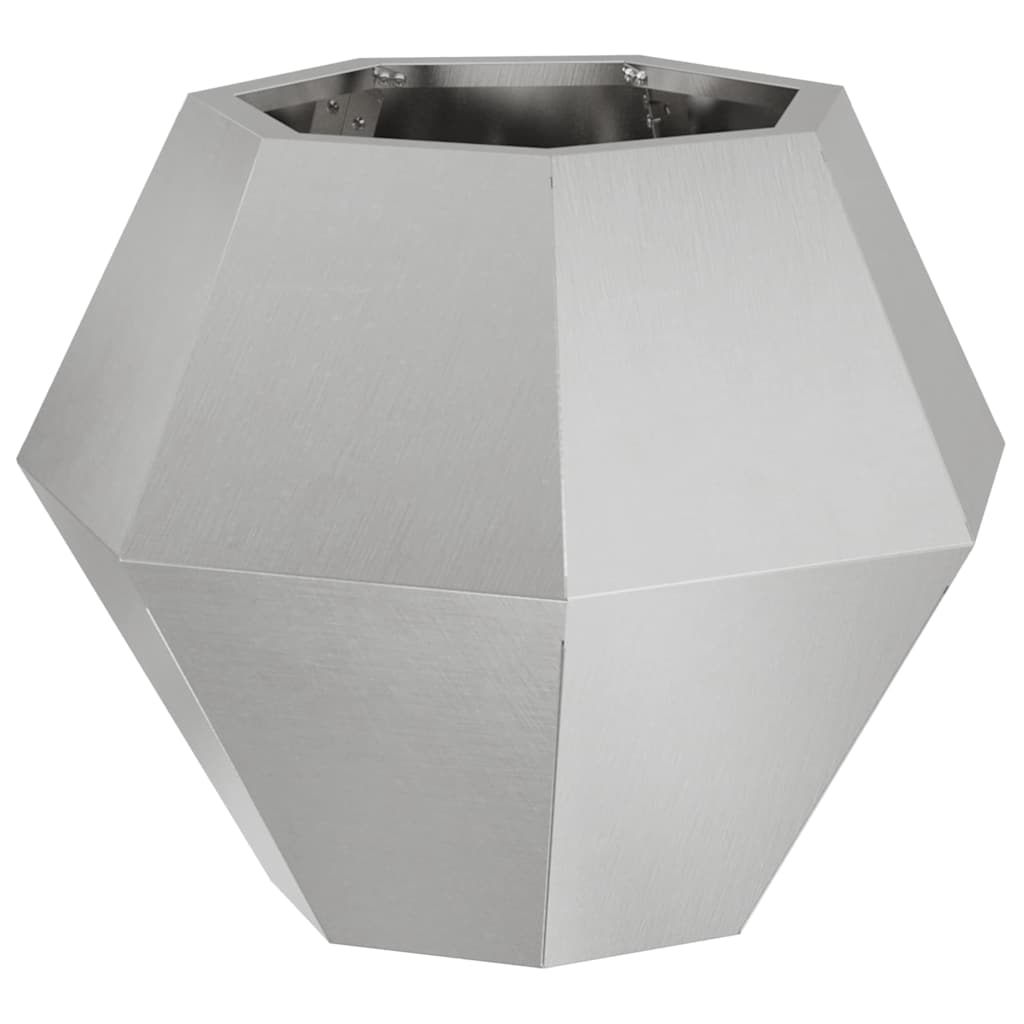 Plantenbak Zilver 50 x 50 x 40 cm Roestvrij staal