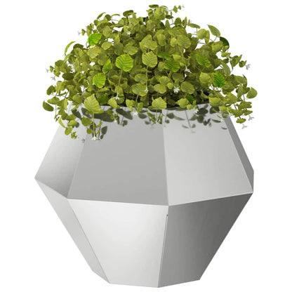 Plantenbak Zilver 50 x 50 x 40 cm Gegalvaniseerd staal