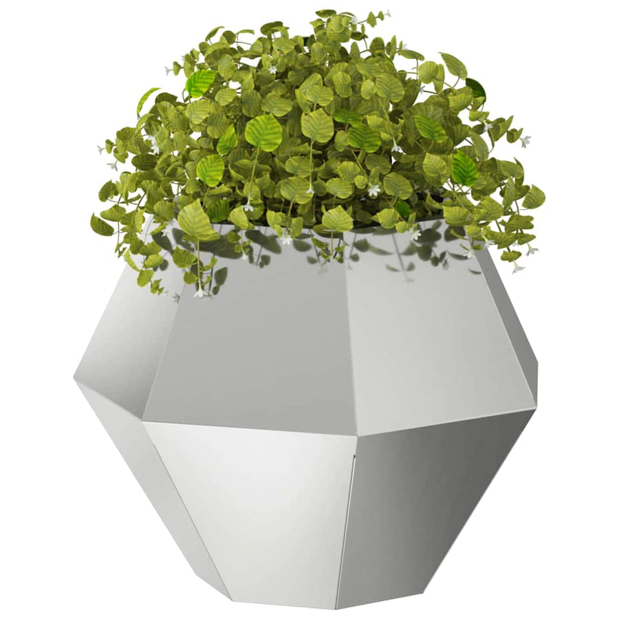 Plantenbak Zilver 50 x 50 x 40 cm Gegalvaniseerd staal
