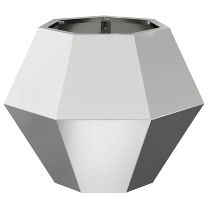 Plantenbak 2 pcs Zilver 50 x 50 x 40 cm Gegalvaniseerd staal