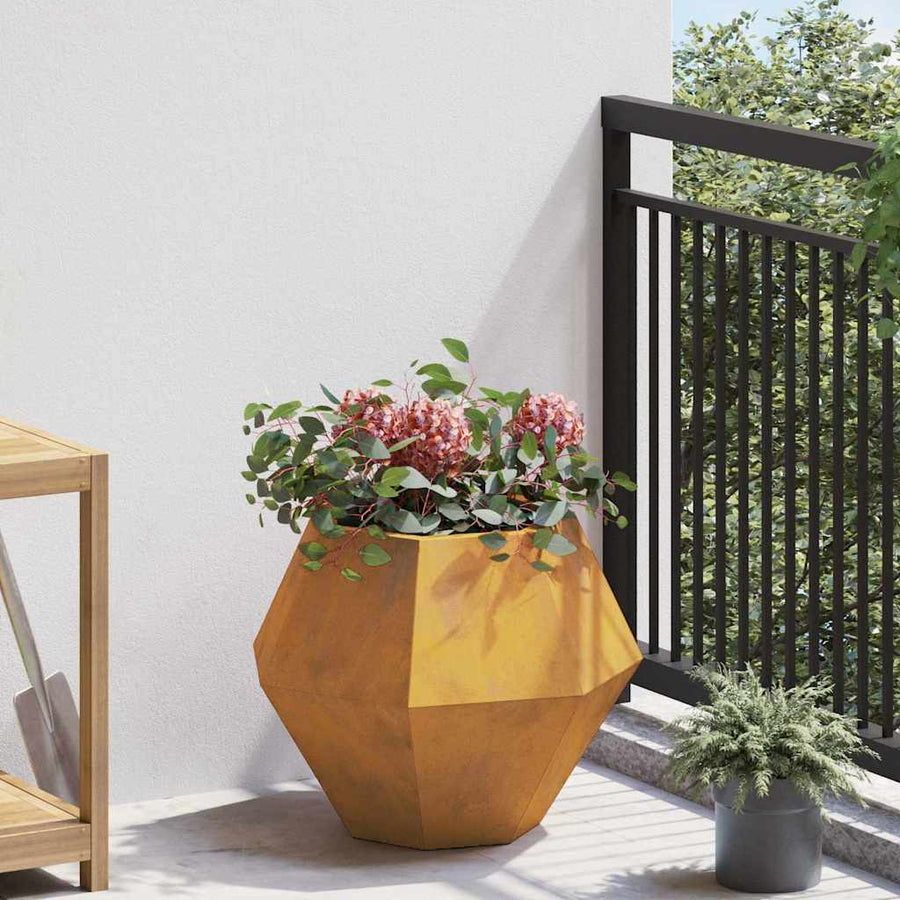 Plantenbak 2 pcs Roestig 50 x 50 x 40 cm Cortenstaal