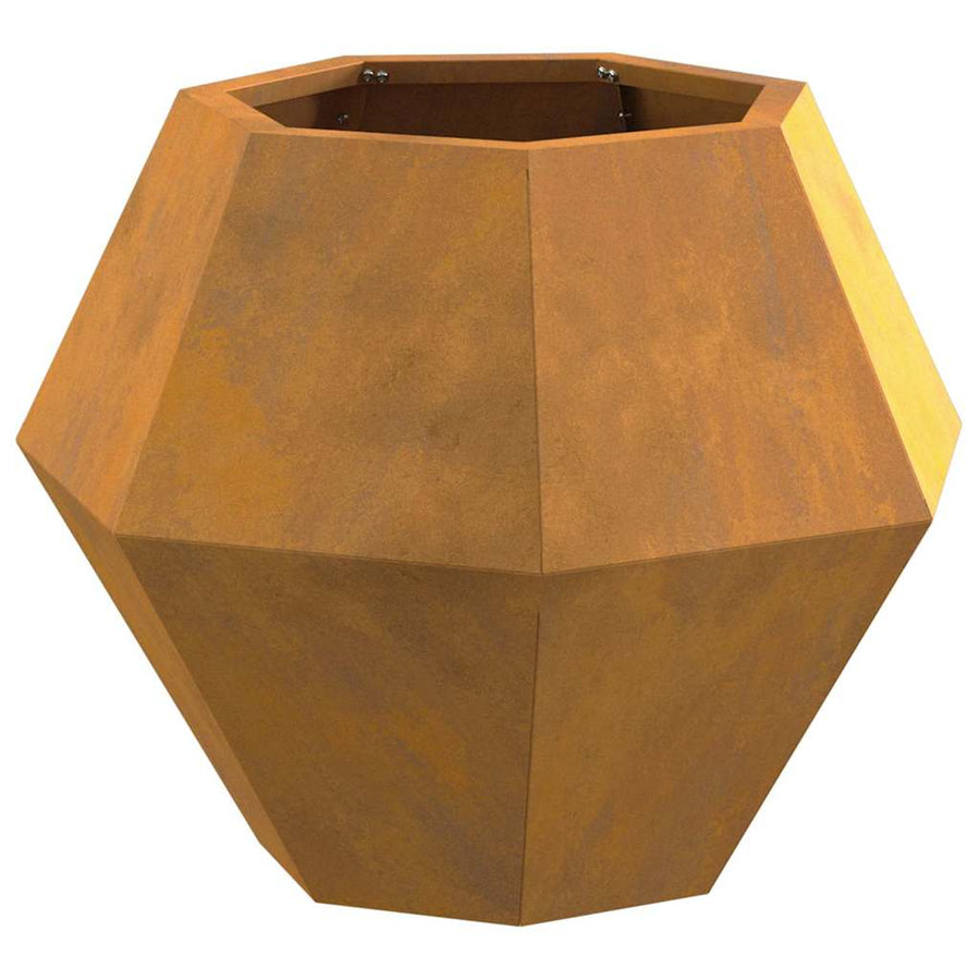 Plantenbak 2 pcs Roestig 50 x 50 x 40 cm Cortenstaal
