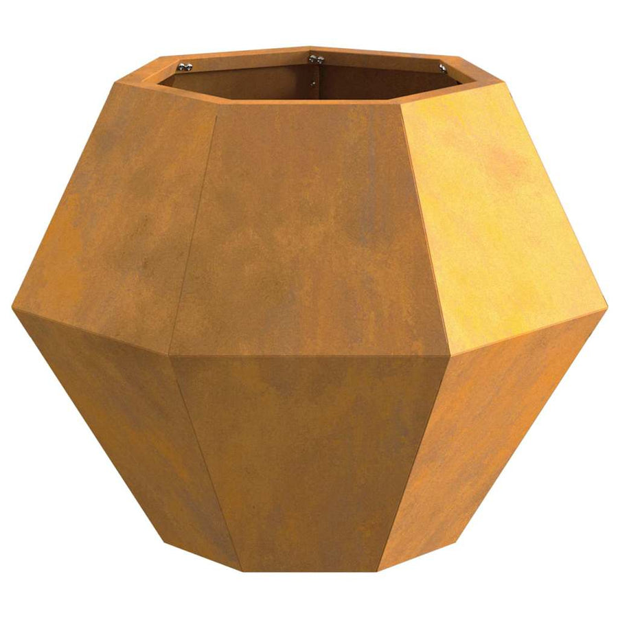 Plantenbak 2 pcs Roestig 50 x 50 x 40 cm Cortenstaal