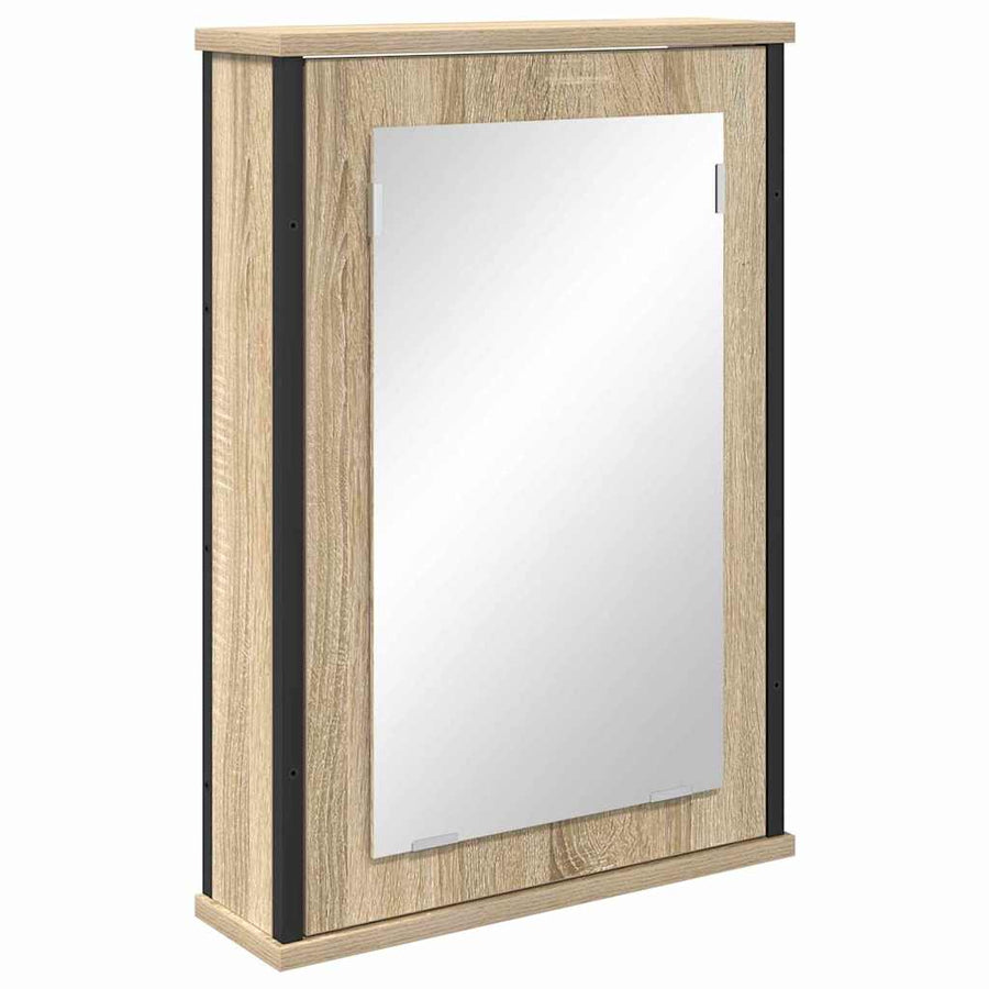 Badkamermeubelset 4 pcs Sonoma eiken 33 x 33 x 185.5 cm