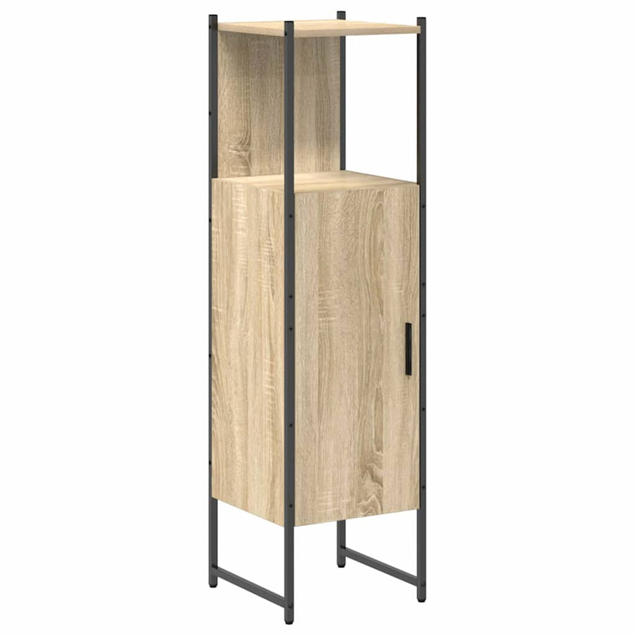 Badkamermeubelset 4 pcs Sonoma eiken 33 x 33 x 188.5 cm