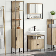 Badkamermeubelset 3 stuks Sonoma Eiken 33x33x185.5 cm