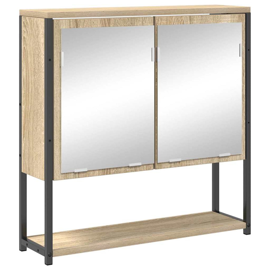 Badkamermeubelset 3 pcs Sonoma eiken 33 x 33 x 185.5 cm