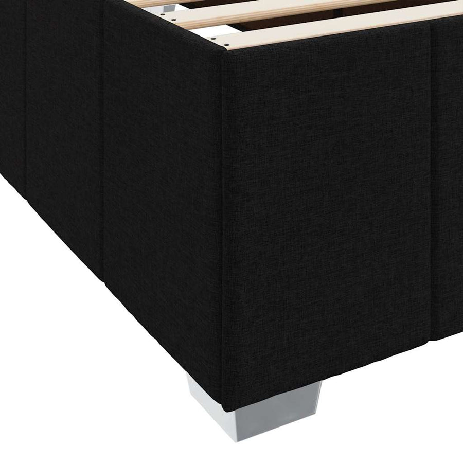 Bedframe Zwart 80 x 200 cm Stof