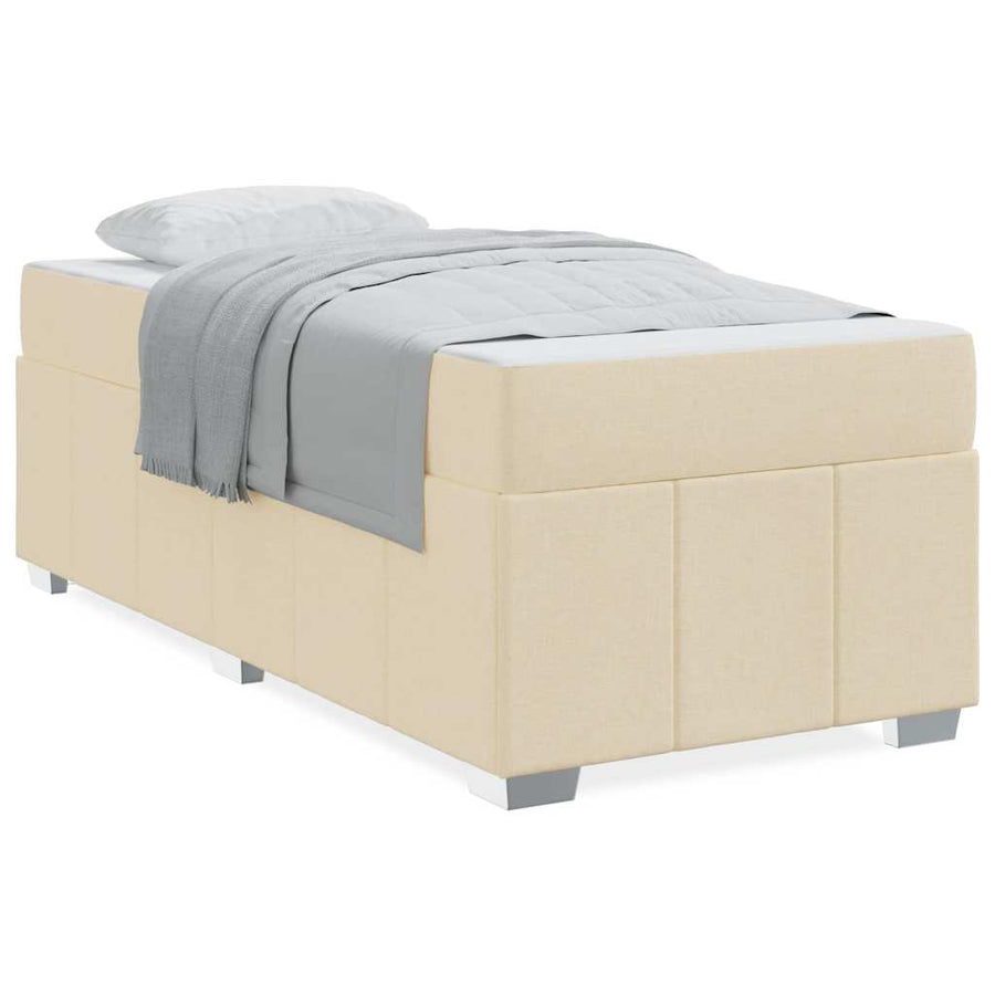 Bedframe Crème 80 x 200 cm Stof