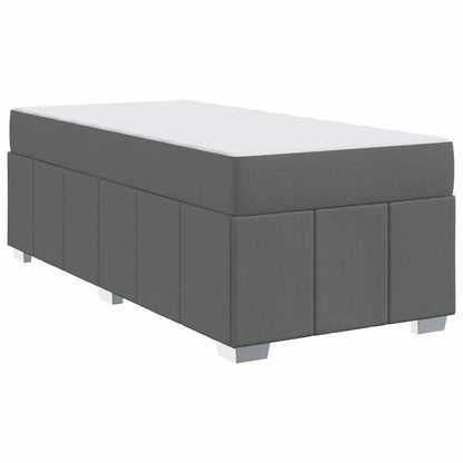 Bedframe Donkergrijs 90 x 190 cm Stof