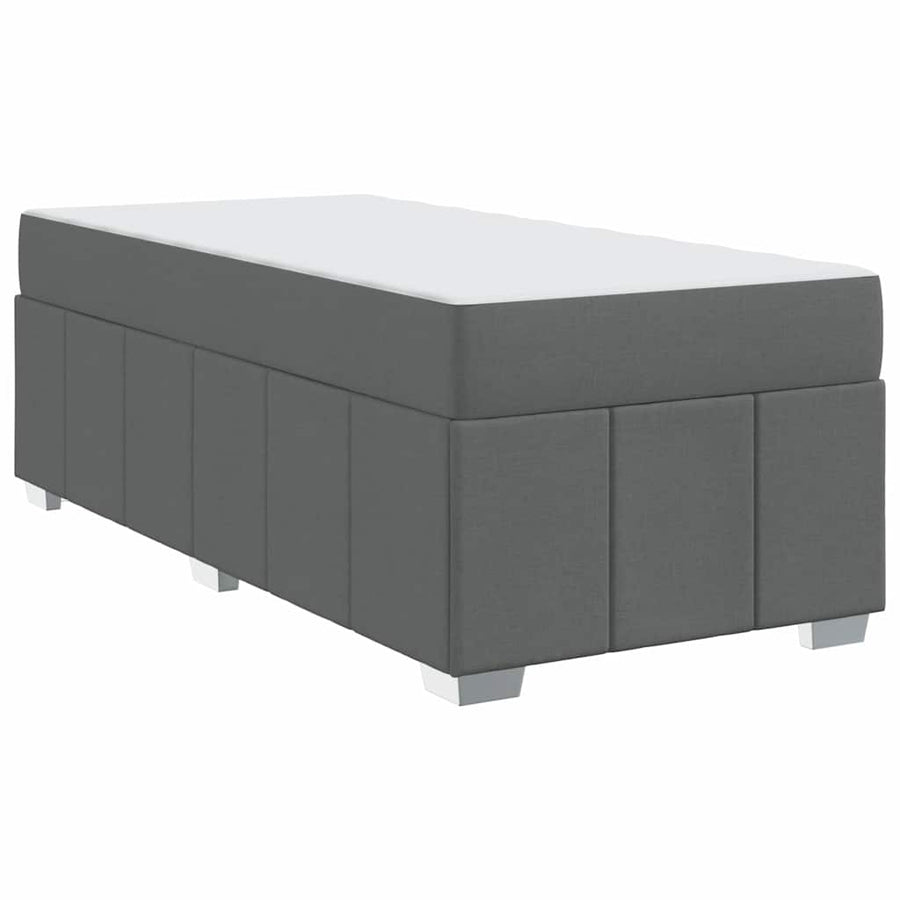 Bedframe Donkergrijs 90 x 190 cm Stof
