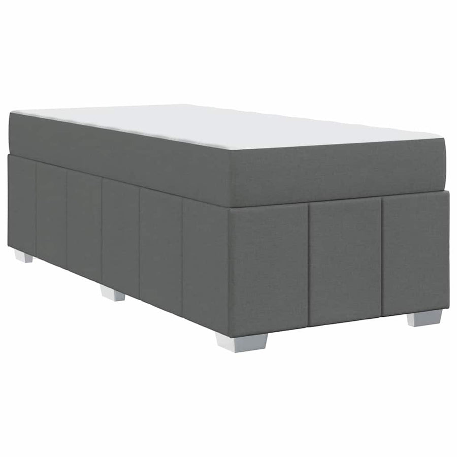 Bedframe Donkergrijs 90 x 190 cm Stof