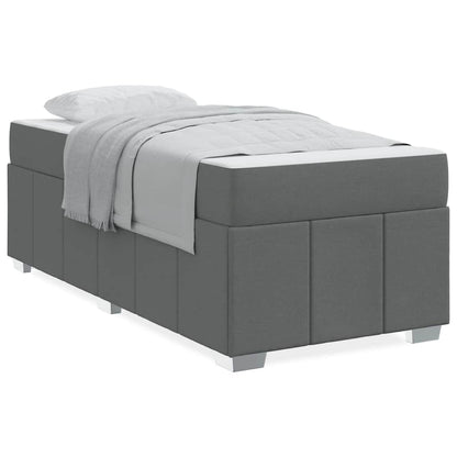 Bedframe Donkergrijs 90 x 190 cm Stof