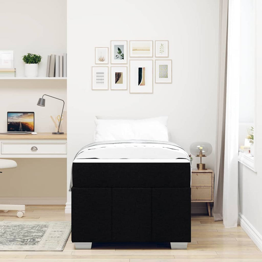 Bedframe Zwart 90 x 190 cm Stof