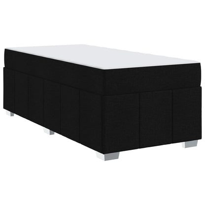 Bedframe met matras Zwart 90 x 200 cm Stof