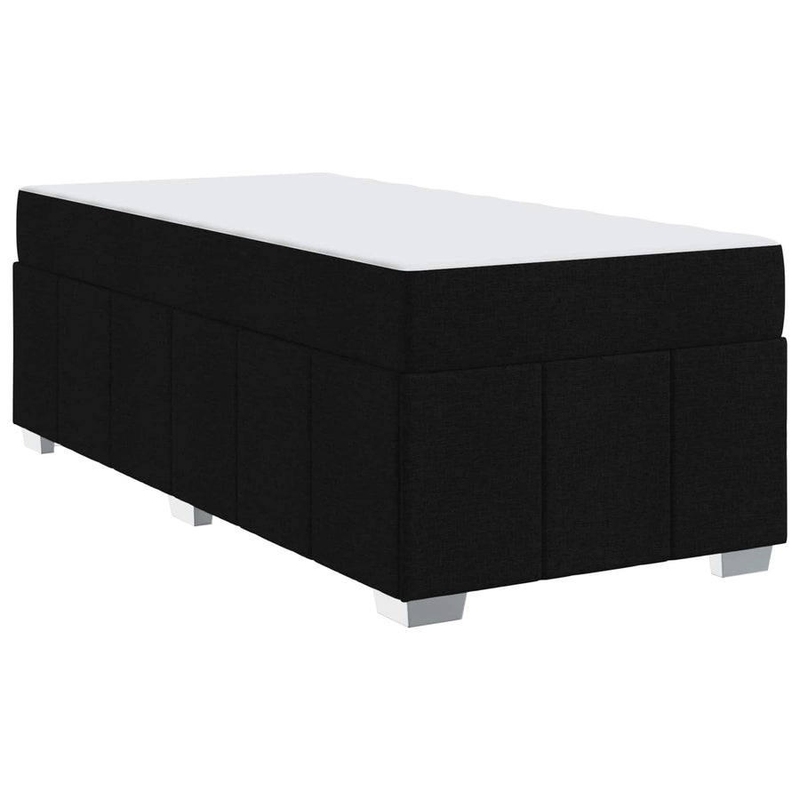 Bedframe met matras Zwart 90 x 200 cm Stof