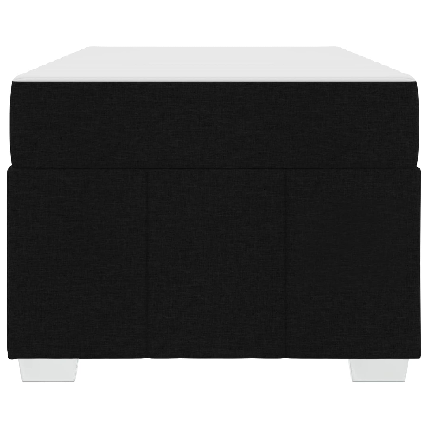 Bedframe met matras Zwart 90 x 200 cm Stof