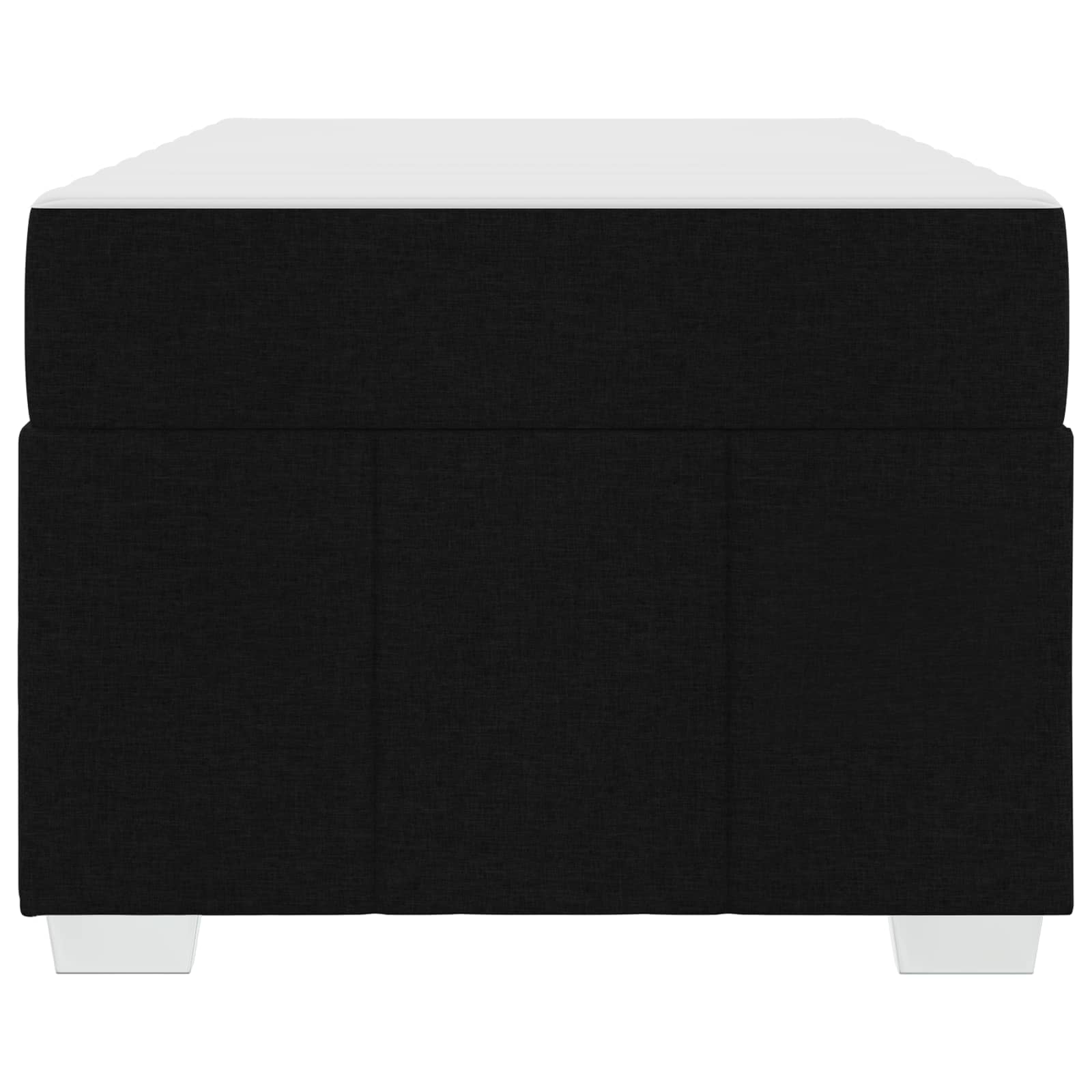 Bedframe met matras Zwart 90 x 200 cm Stof