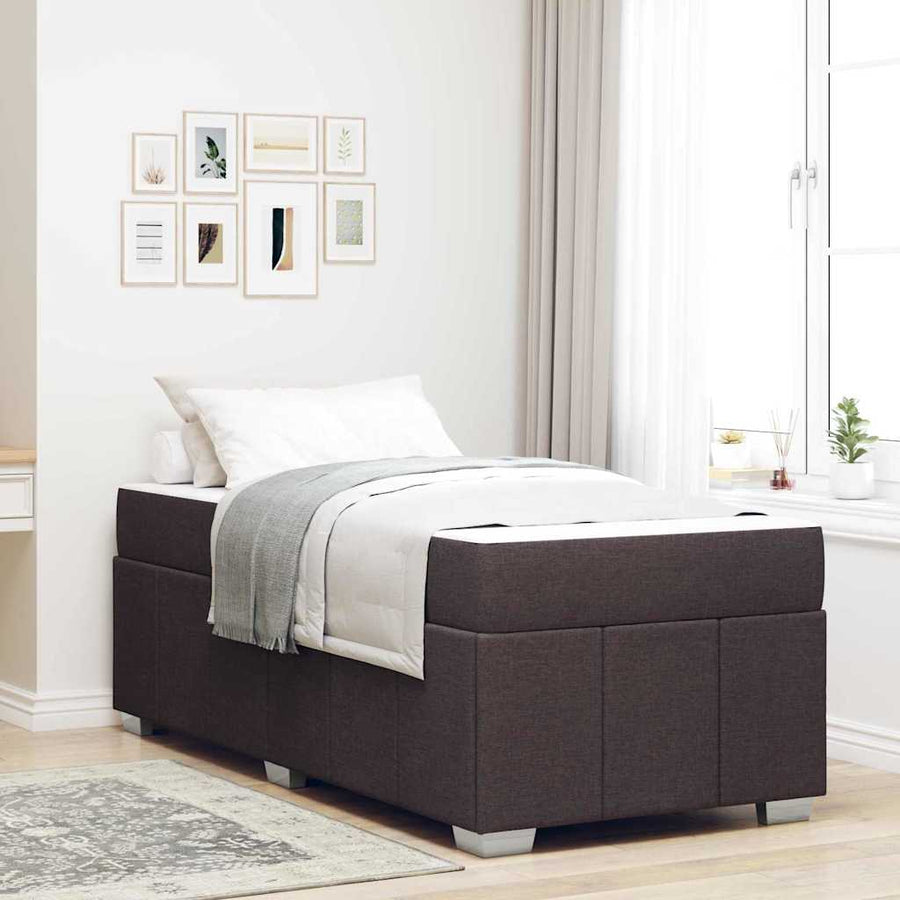 Bedframe Met Matras Stof 90 x 200 cm