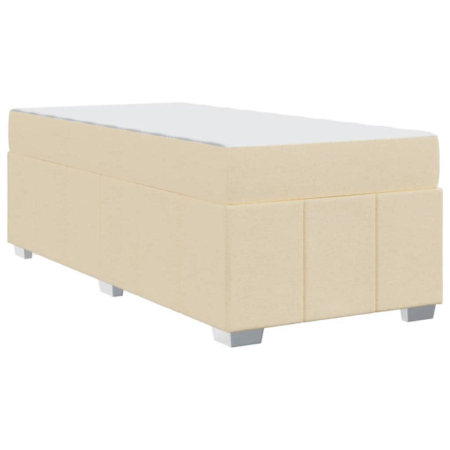 Bedframe Crème 90 x 200 cm Stof