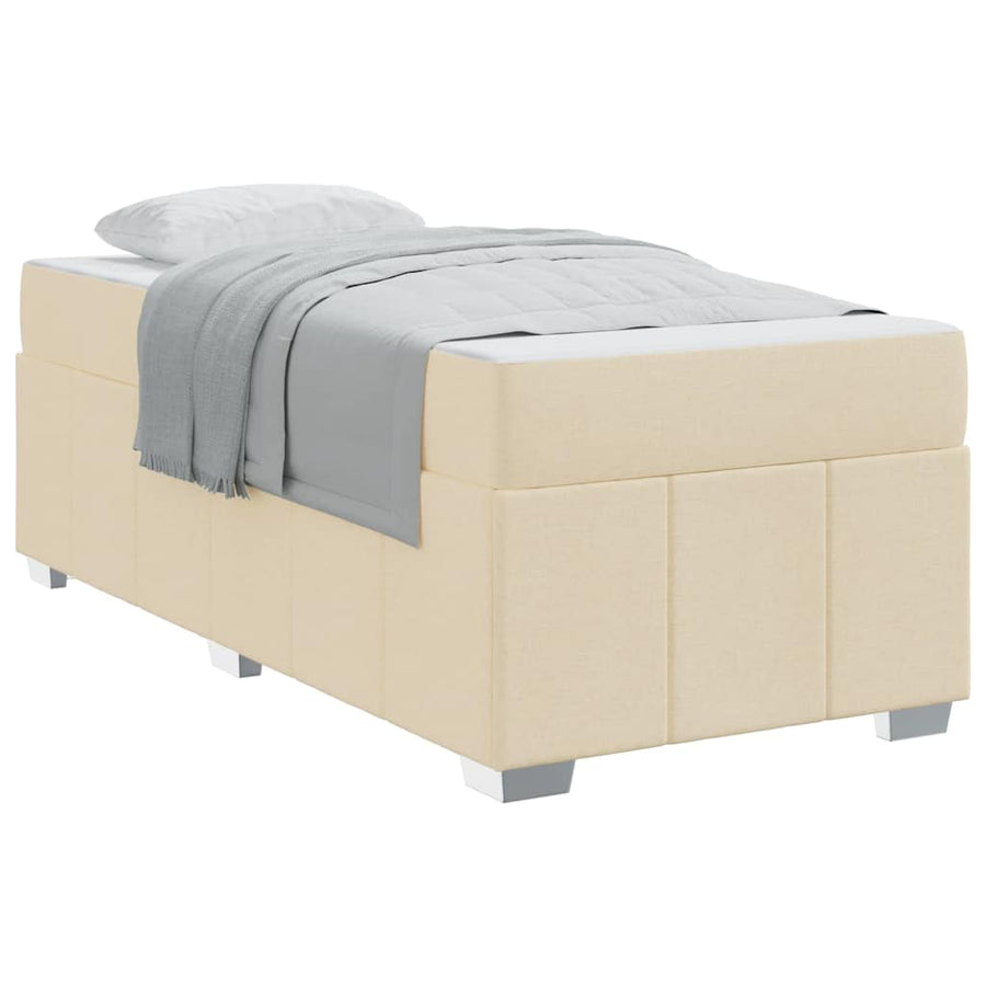 Bedframe Crème 90 x 200 cm Stof