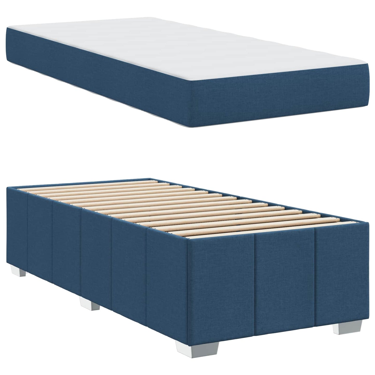 Bedframe Met Matras Stof 90 x 200 cm