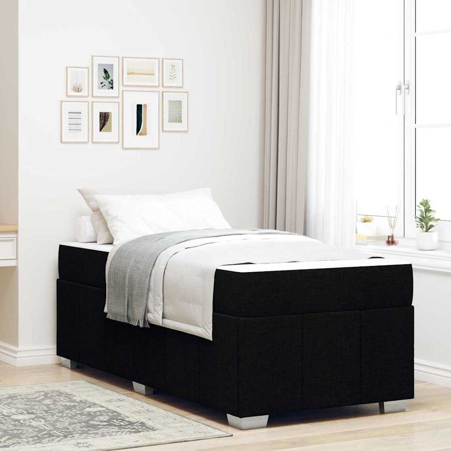 Bedframe Zwart 100 x 200 cm Stof