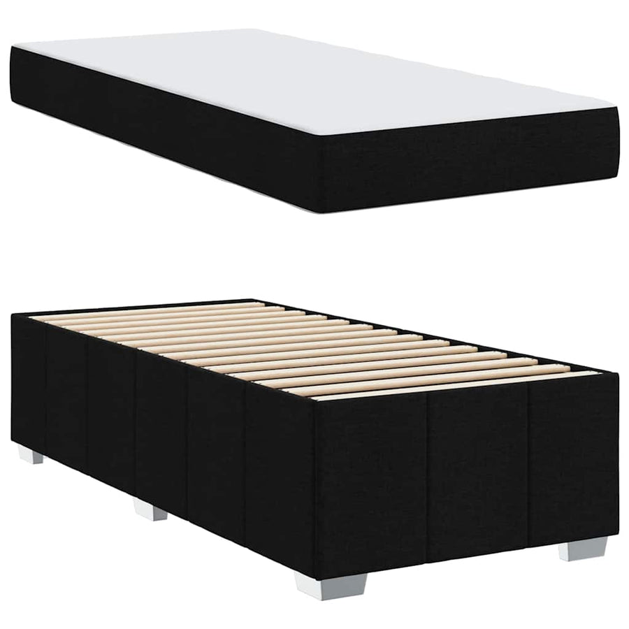 Bedframe Zwart 100 x 200 cm Stof