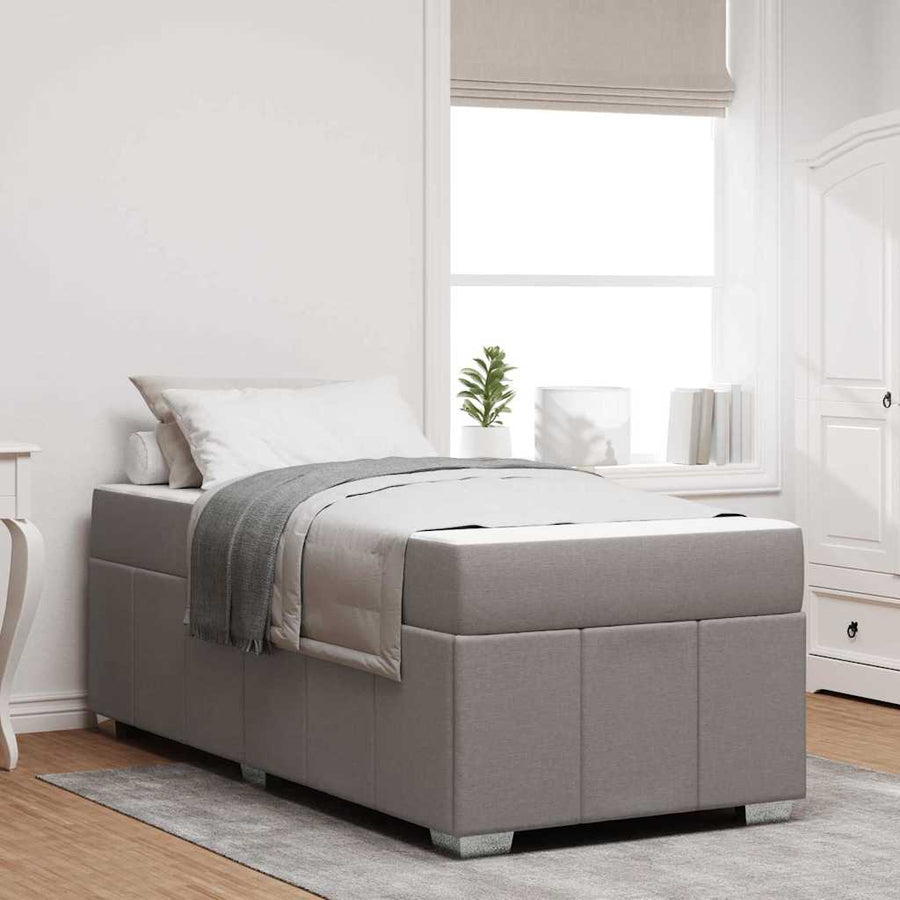 Bedframe Met Matras Stof 100 x 200 cm