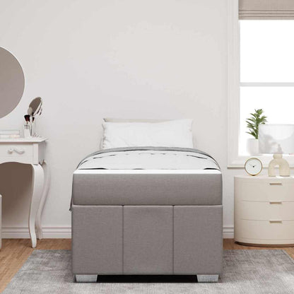 Bedframe Met Matras Stof 100 x 200 cm